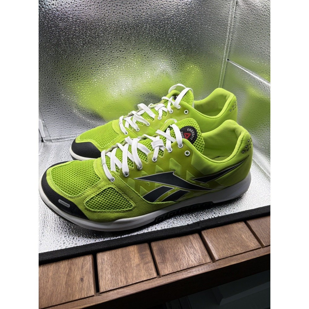 Reebok Nano X3 Mens Training Shoes Neon Lime Green Black 100032860 Size 14